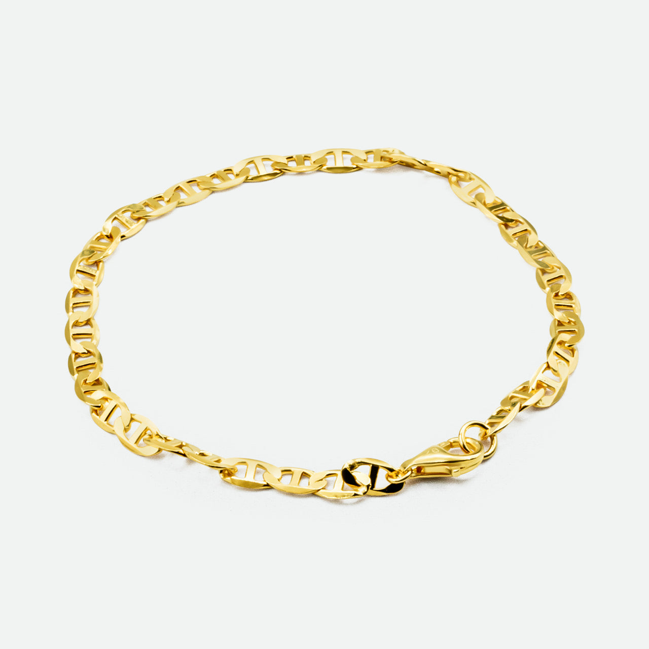 Infinite Gold Bracelet featuring figure-eight chain design