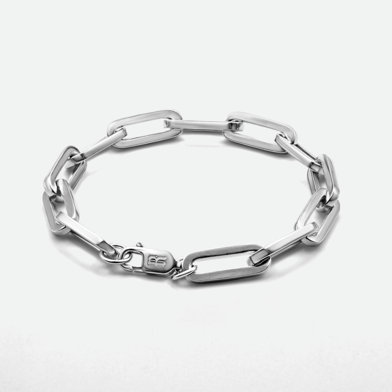 Huxton Bracelet with bold cable chain links in sterling silver