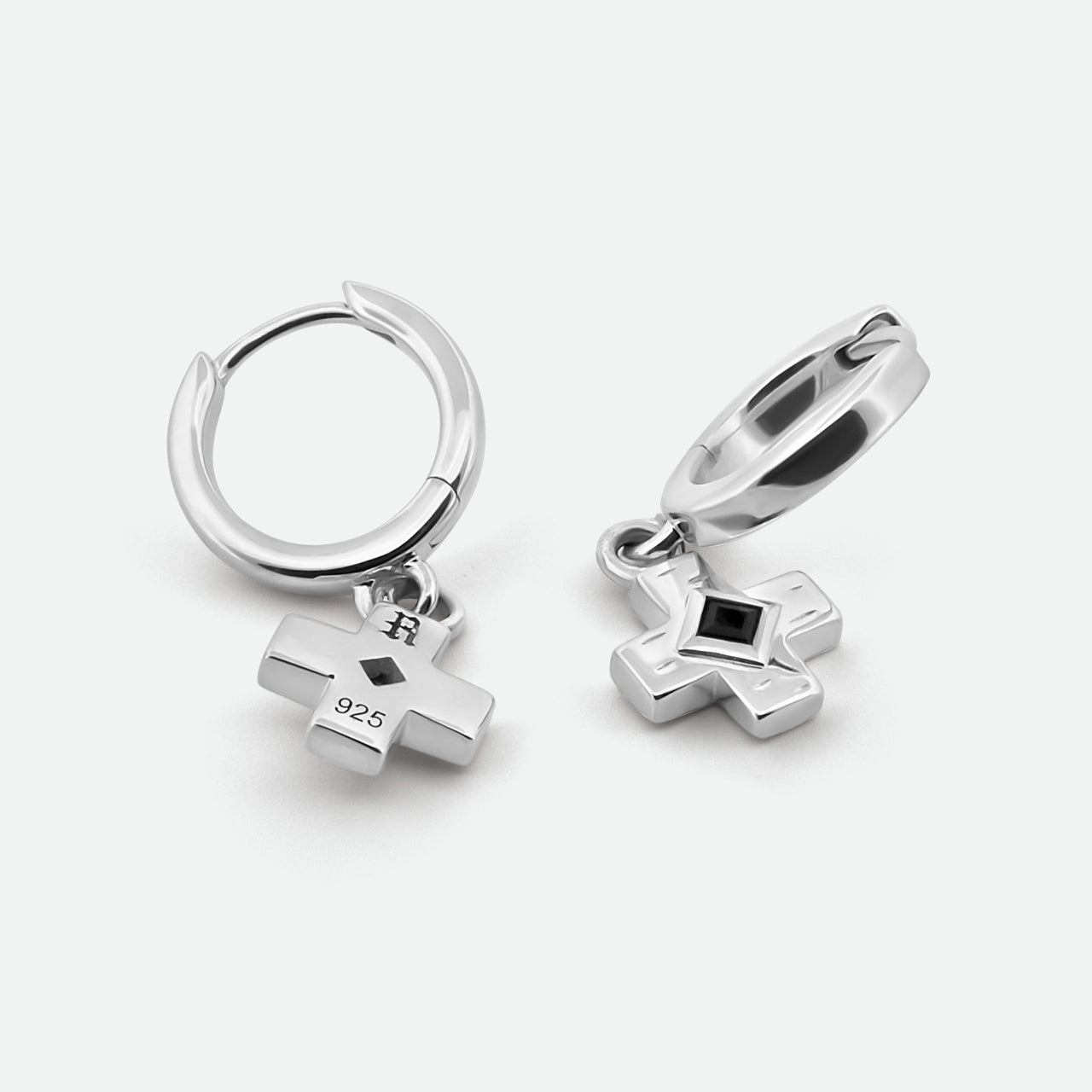 Raven Cross Earrings