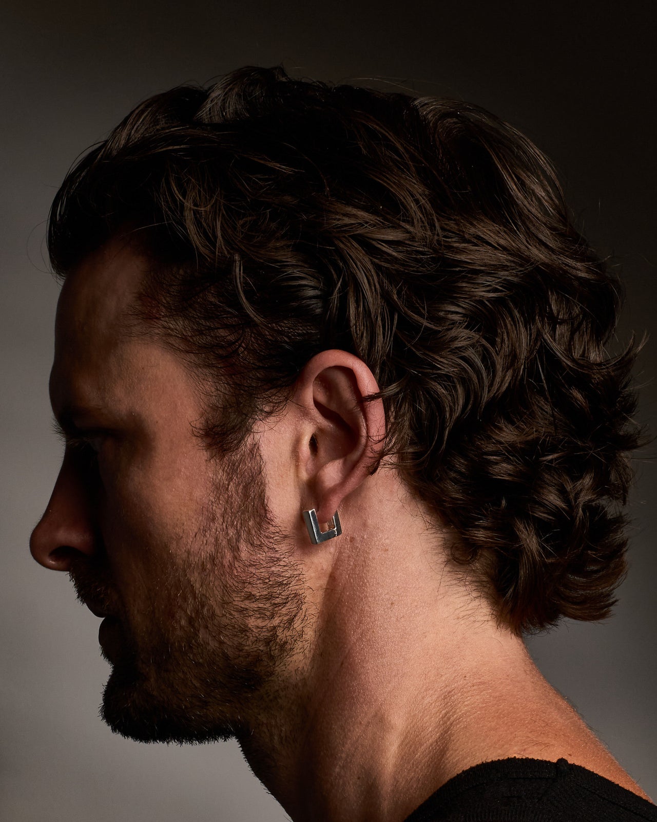Tobias Square Earring