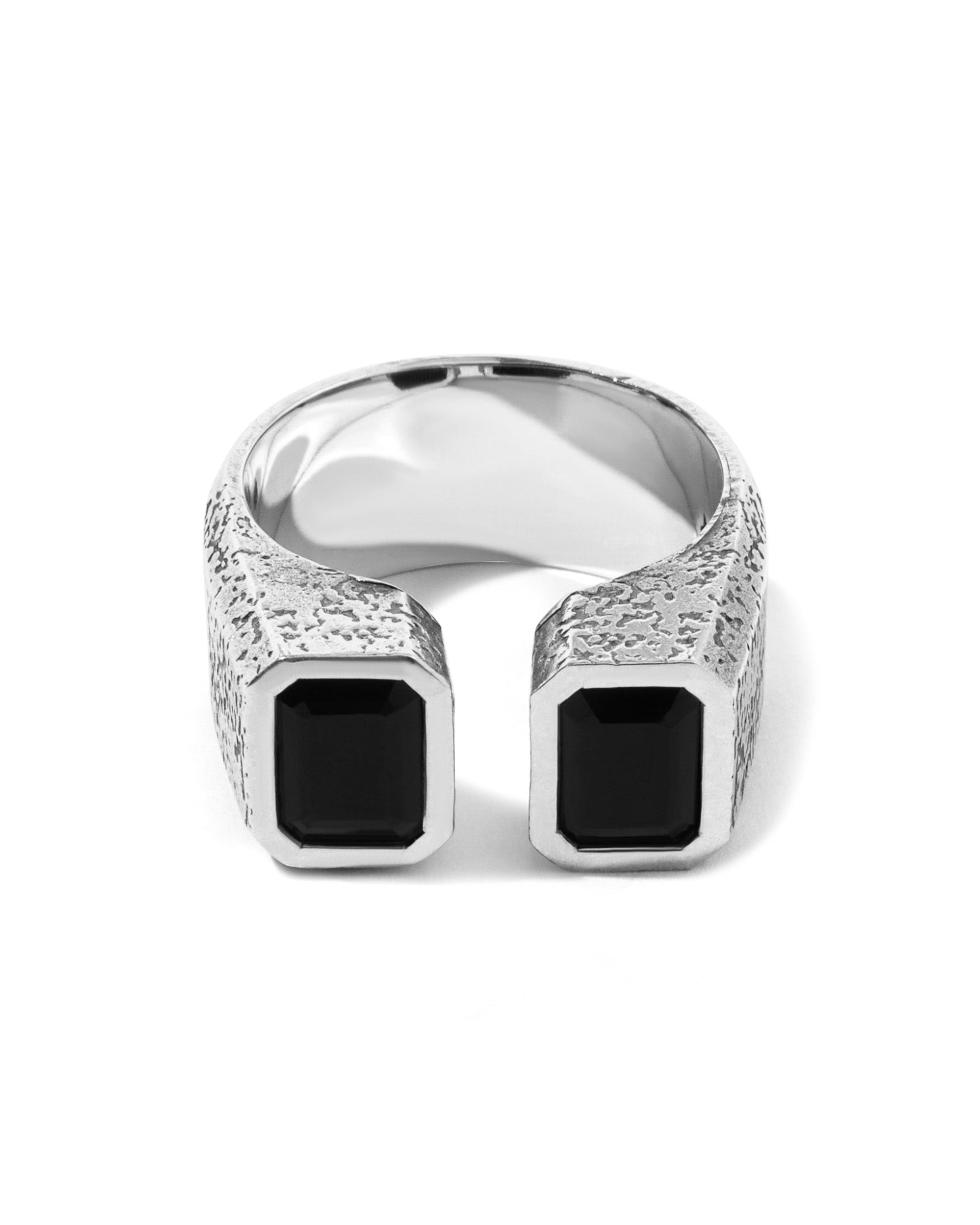 Felix Ring - Men's Black Onyx Sterling Silver Ring | Rawninety