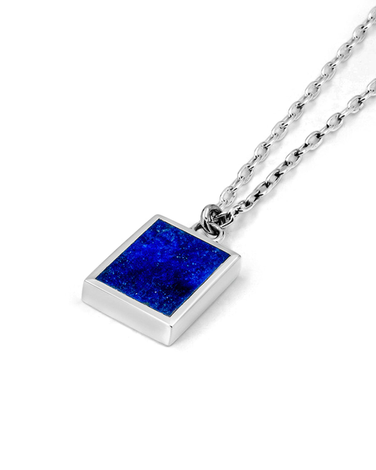 Lapis Lazuli Pendant handcrafted from solid 925 sterling silver featuring genuine lapis lazuli.