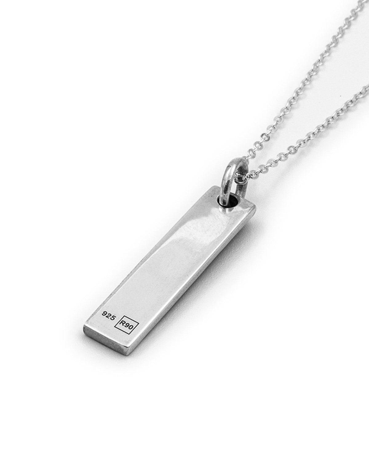 Premium sterling silver Levi Pendant featuring an organic textured finish.
