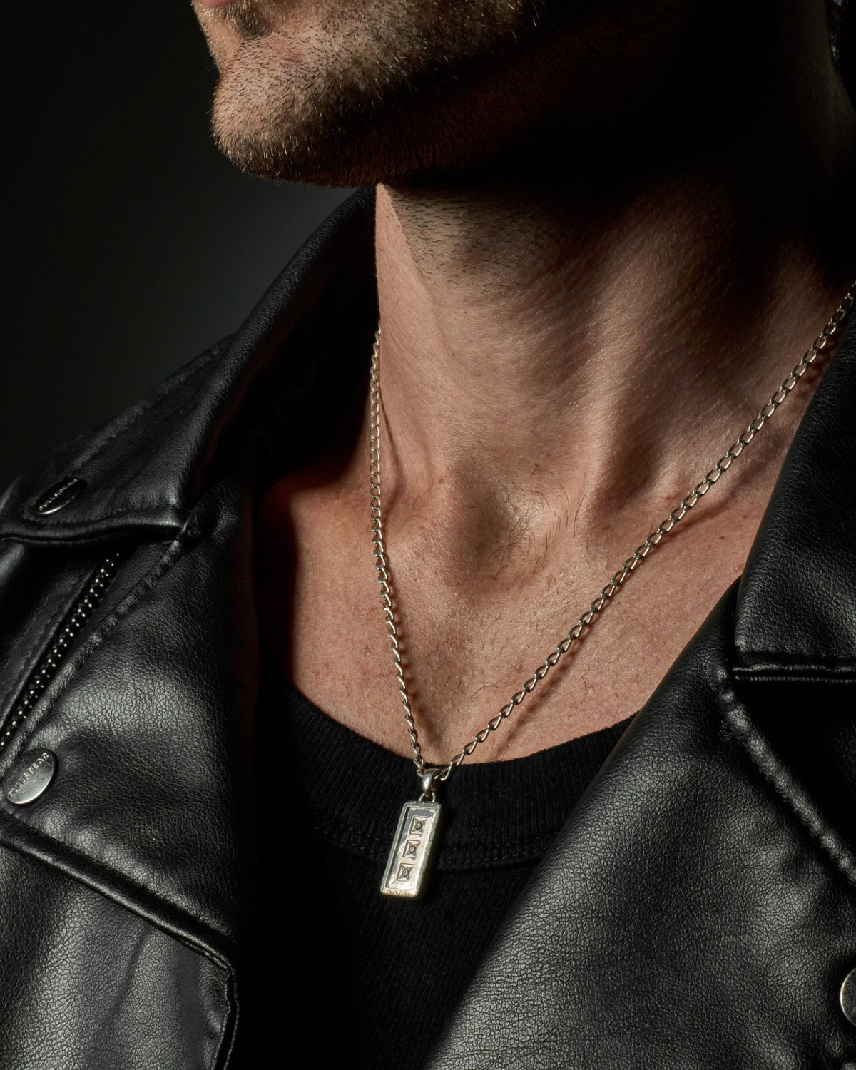 Trilogy Pendant handcrafted from solid 925 sterling silver featuring three precision-set stones.